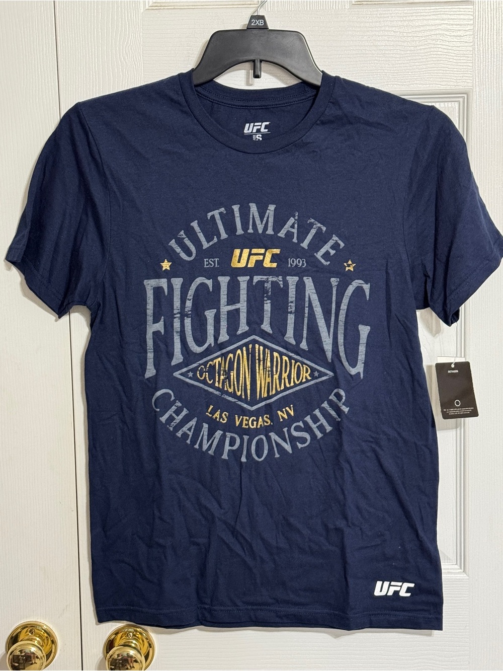 UFC Navy Short Sleeve Ultimate Fighting Championship Graphic Tee
